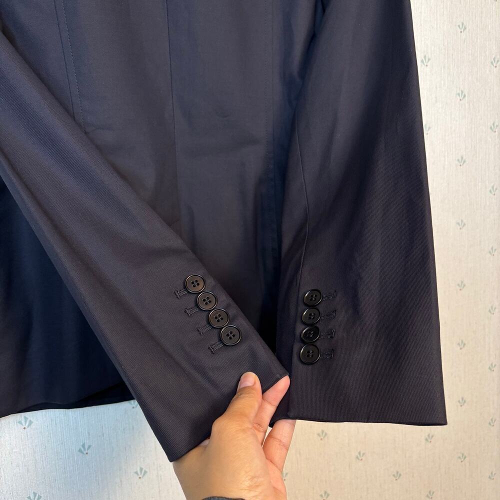 Talbots Coated Button Front Closure Blazer Jacket Size 6P Academia Career NWT - Picture 6 of 9